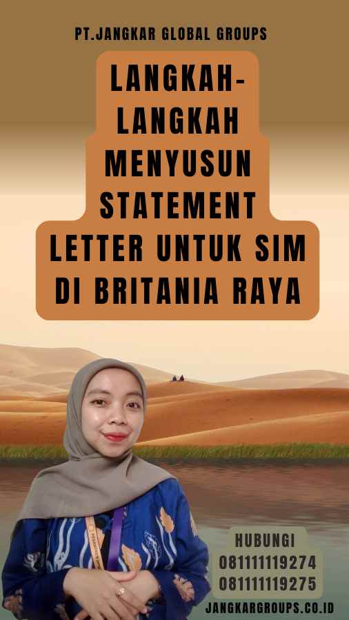 Langkah-Langkah Menyusun Statement Letter untuk SIM di Britania Raya