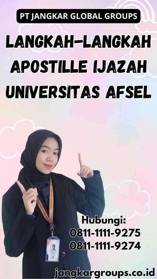 Langkah-langkah Apostille Ijazah universitas Afsel