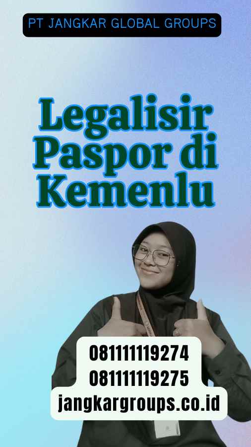 Legalisir Paspor di Kemenlu