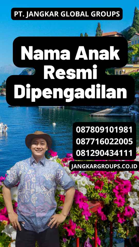 Nama Anak Resmi Dipengadilan