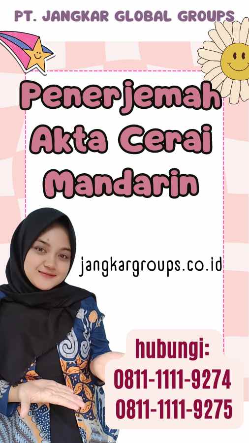 Penerjemah Akta Cerai Mandarin