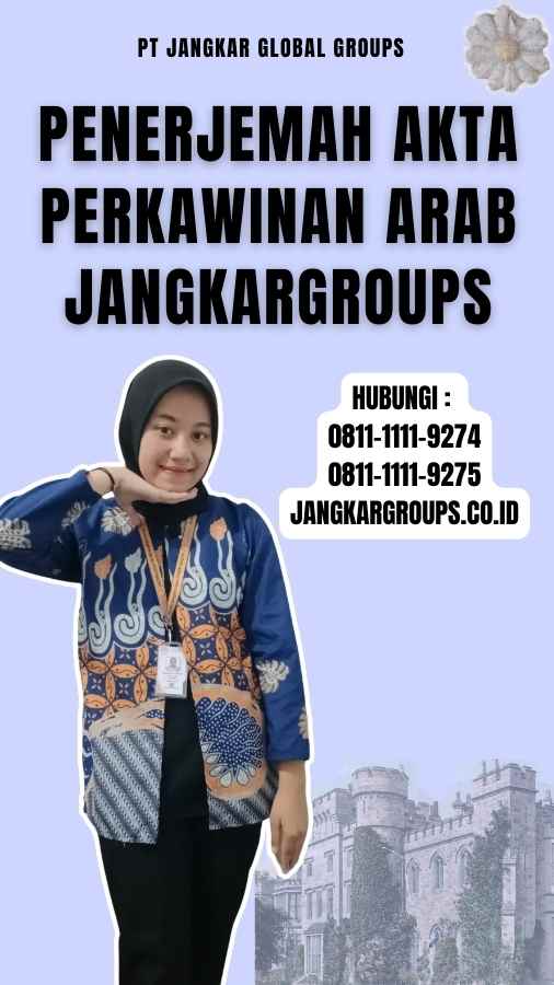 Penerjemah Akta Perkawinan Arab Jangkargroups