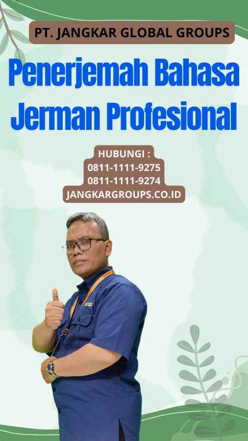 Penerjemah Bahasa Jerman Profesional