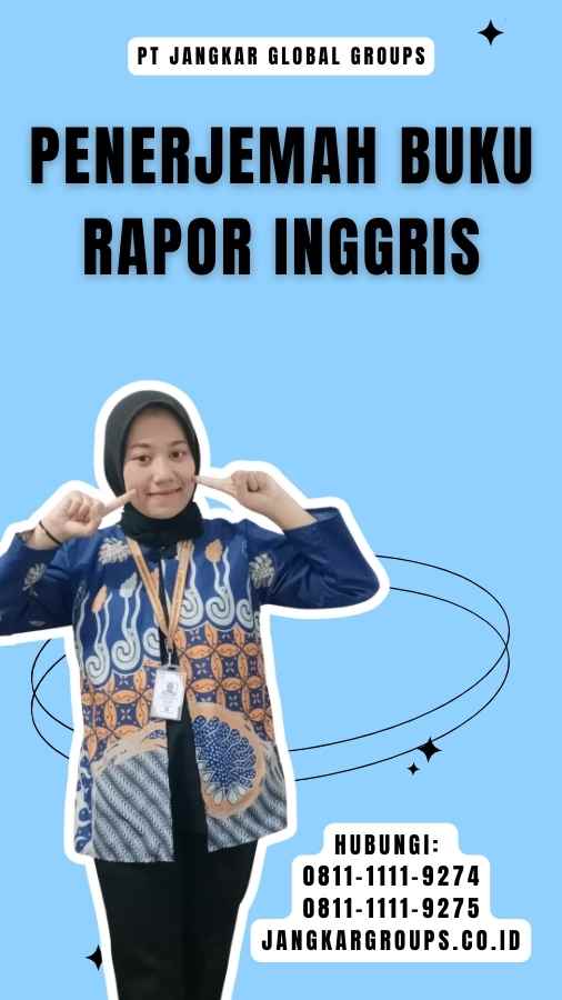 Penerjemah Buku Rapor Inggris