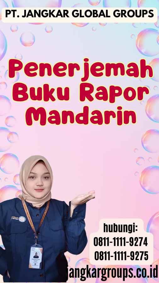 Penerjemah Buku Rapor Mandarin