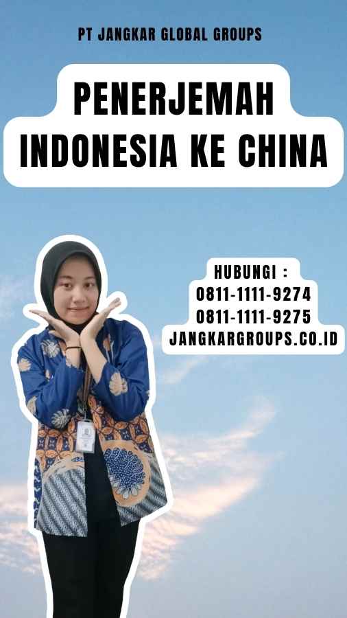 Penerjemah Indonesia Ke China