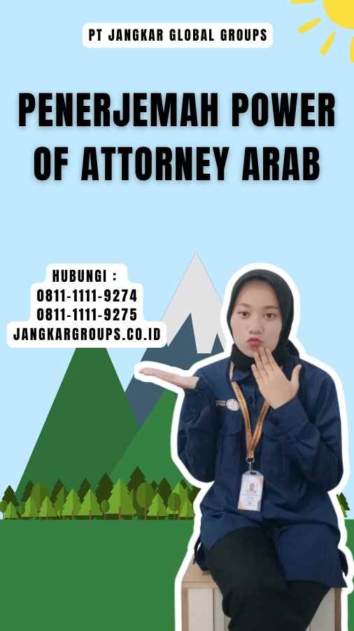 Penerjemah Power Of Attorney Arab