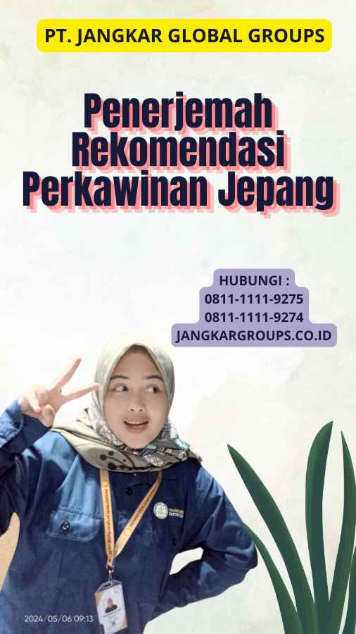 Penerjemah Rekomendasi Perkawinan Jepang