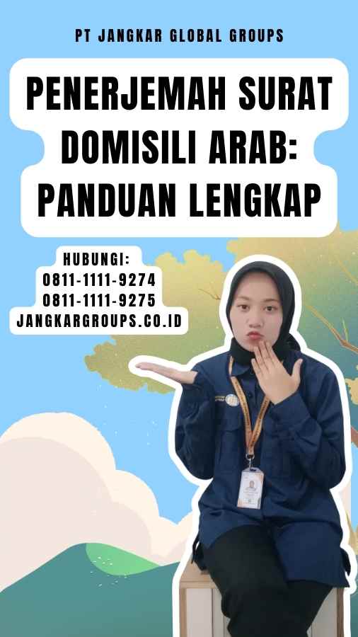 Penerjemah Surat Domisili Arab Panduan Lengkap