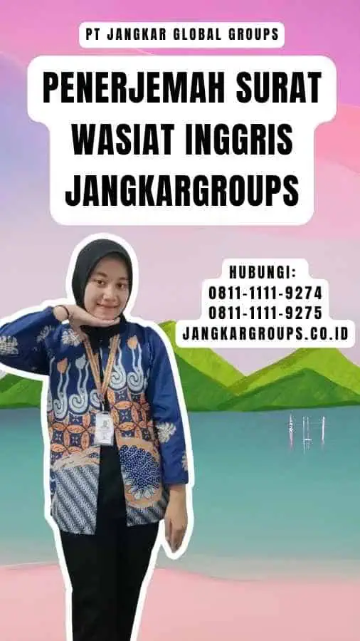 Penerjemah Surat Wasiat Inggris Jangkargroups