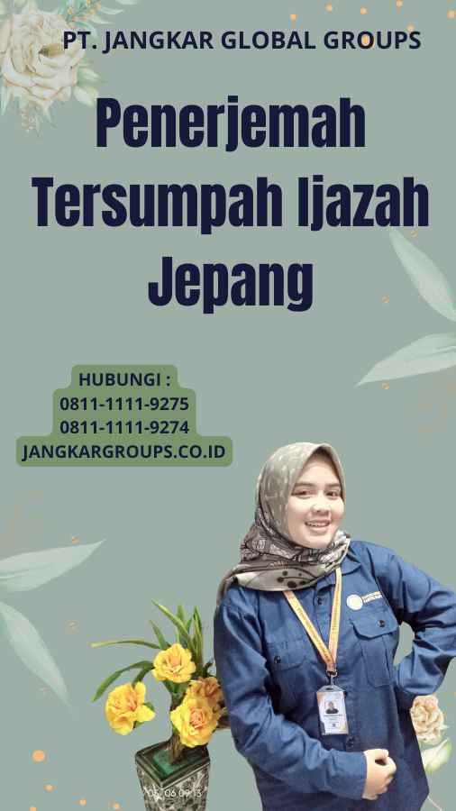 Penerjemah Tersumpah Ijazah Jepang