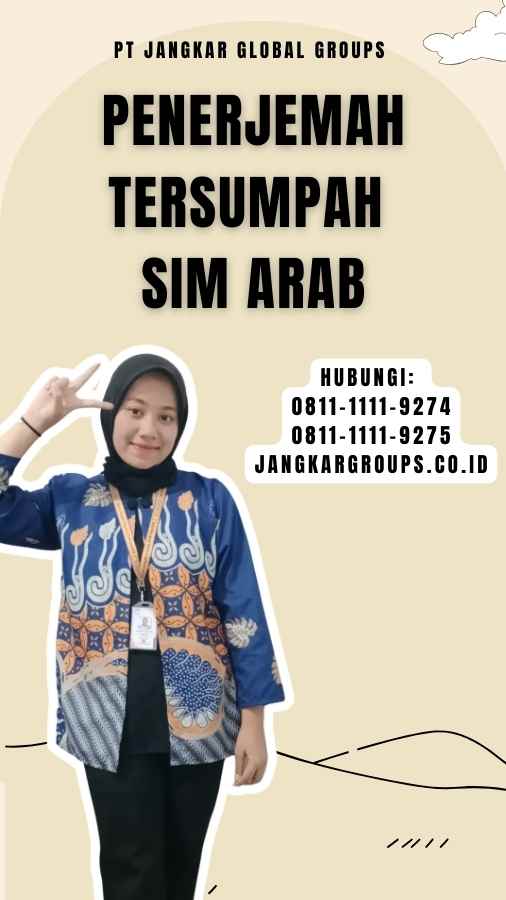 Penerjemah Tersumpah SIM Arab