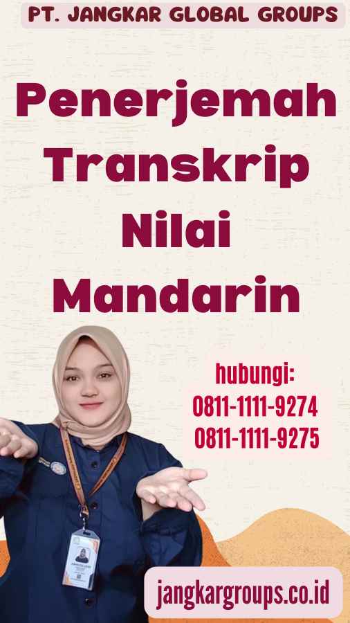 Penerjemah Transkrip Nilai Mandarin