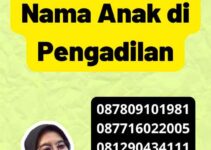 Penetapan Nama Anak di Pengadilan