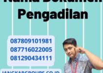 Penetapan Nama Dokumen Pengadilan