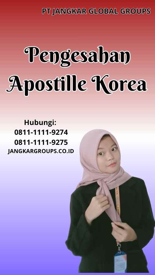 Pengesahan Apostille Korea