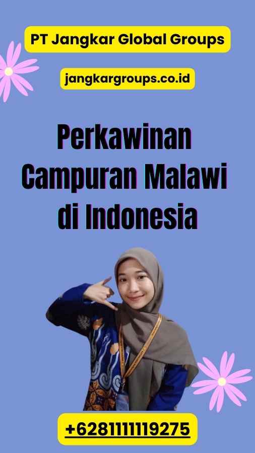 Perkawinan Campuran Malawi di Indonesia