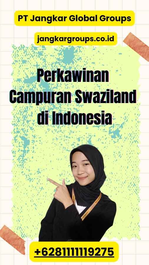 Perkawinan Campuran Swaziland di Indonesia