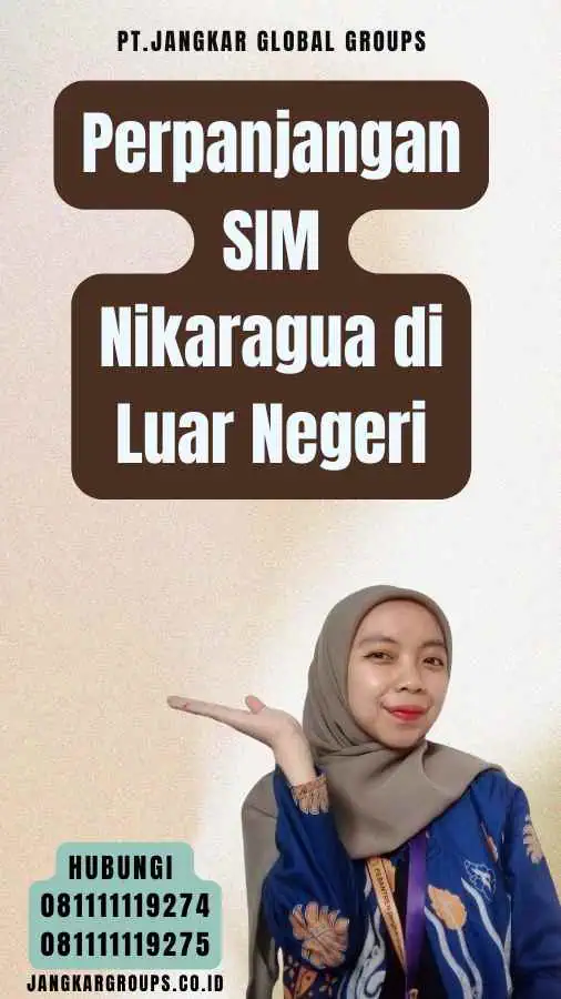 Perpanjangan SIM Nikaragua di Luar Negeri