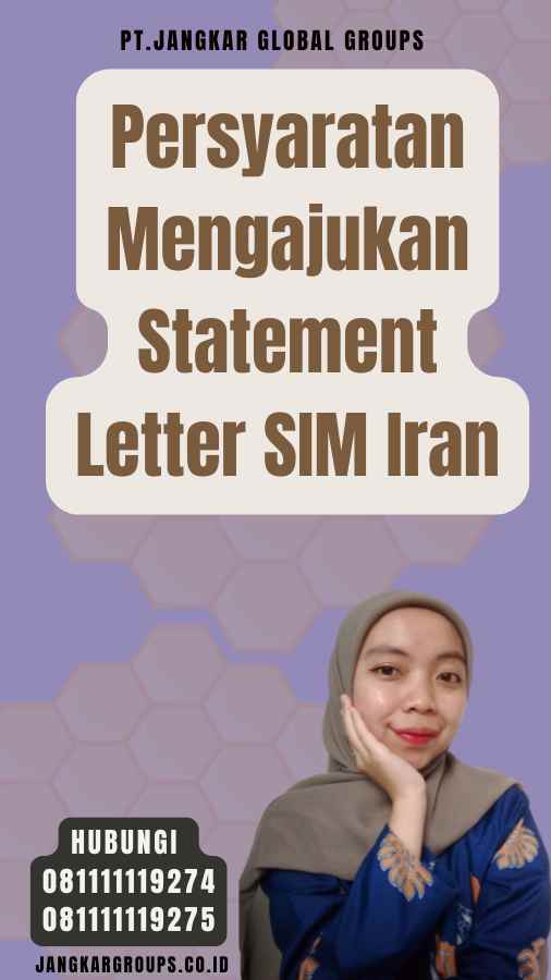 Persyaratan Mengajukan Statement Letter SIM Iran