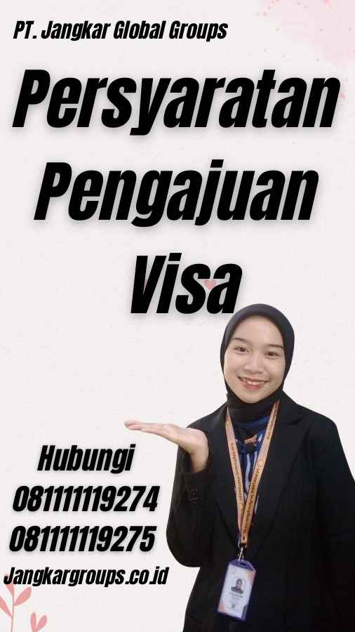 Persyaratan Pengajuan Visa - Contoh Visa Senegal