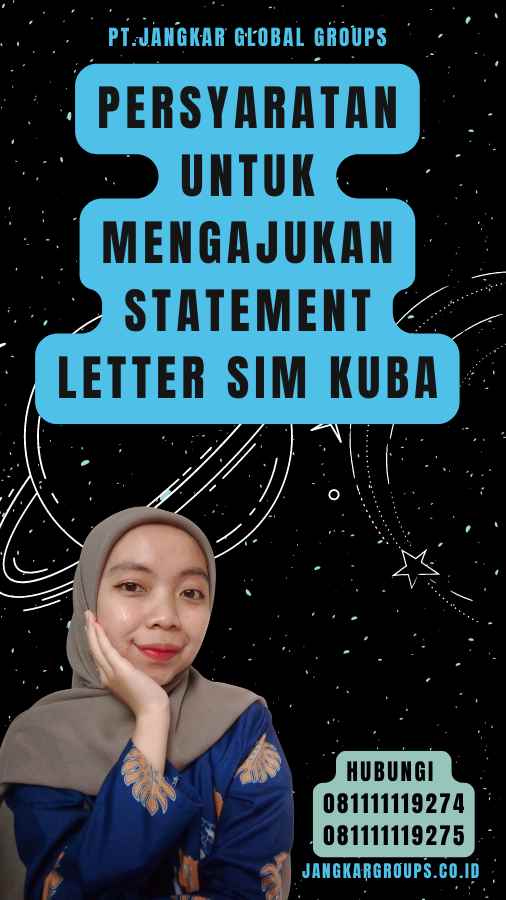 Persyaratan untuk Mengajukan Statement Letter SIM Kuba