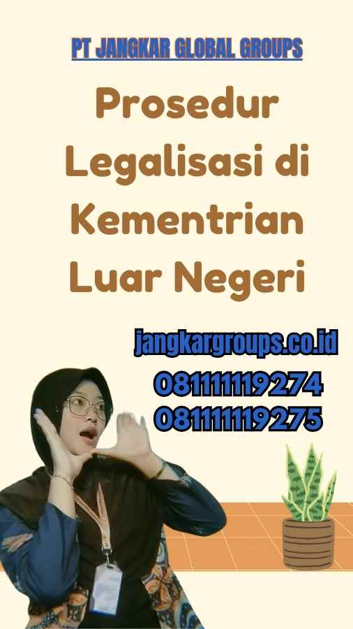 Prosedur Legalisasi Kemenlu