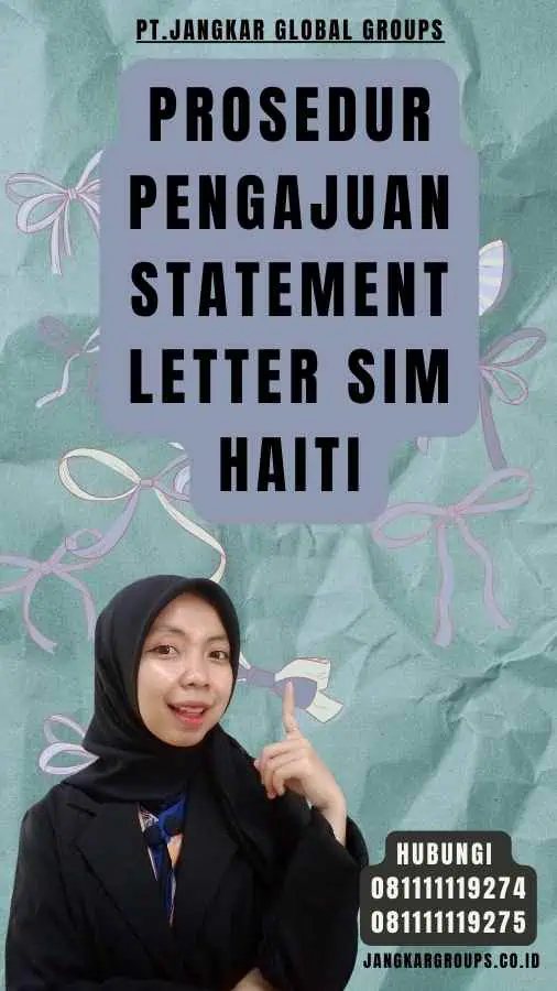 Prosedur Pengajuan Statement Letter SIM Haiti