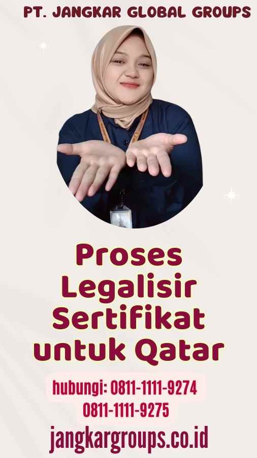 Proses Legalisir Sertifikat untuk Qatar