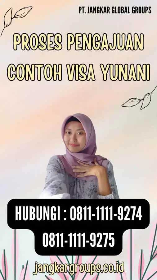 Proses Pengajuan Contoh Visa Yunani