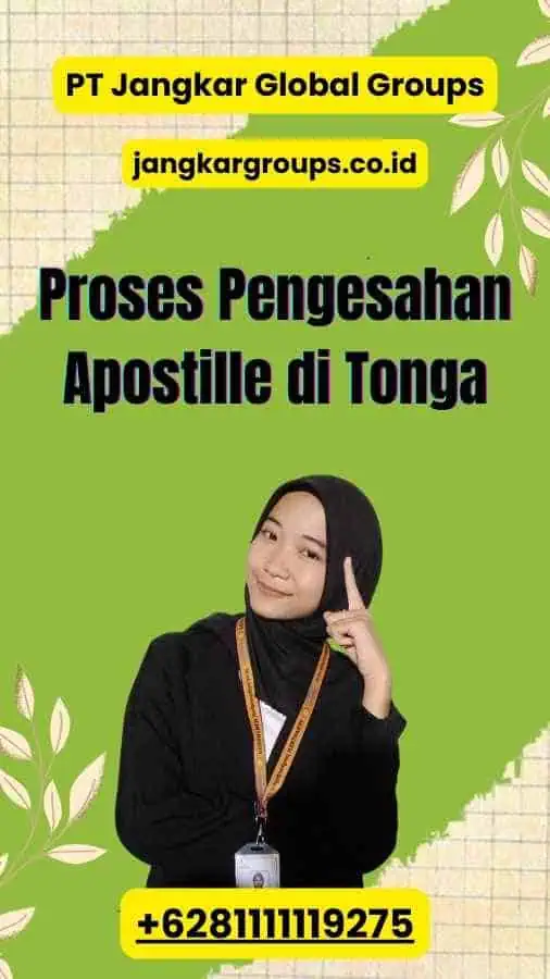 Proses Pengesahan Apostille di Tonga