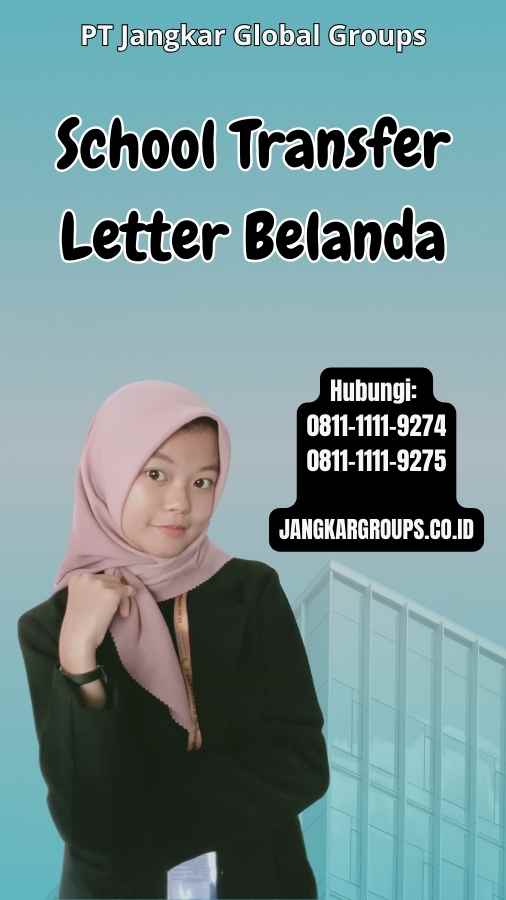 School Transfer Letter Belanda