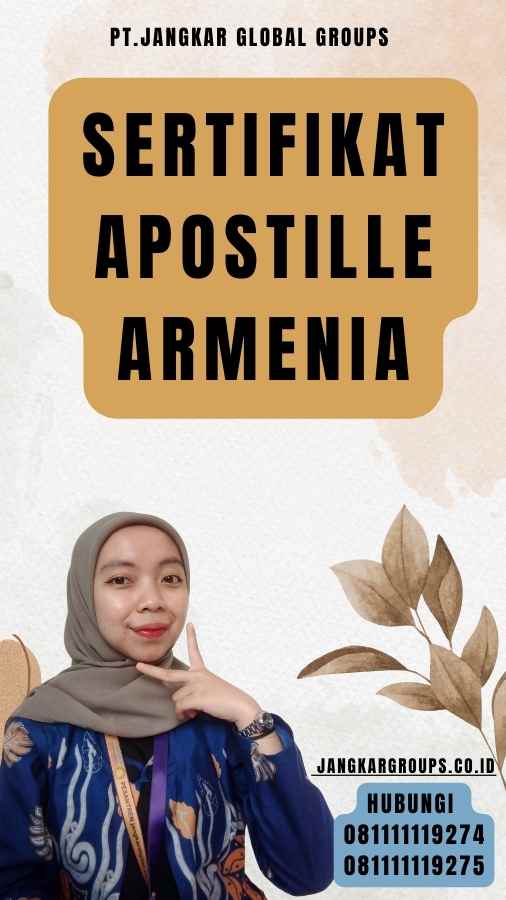 Sertifikat Apostille Armenia