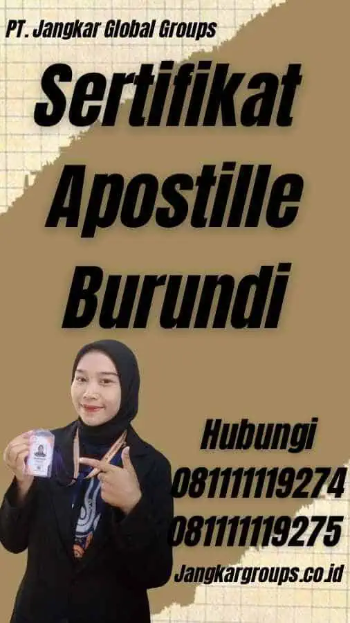 Sertifikat Apostille Burundi