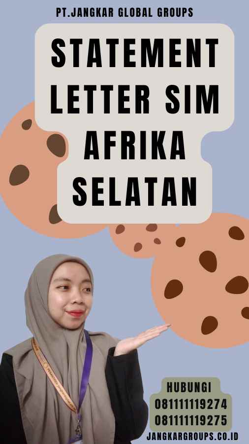 Statement Letter SIM Afrika Selatan