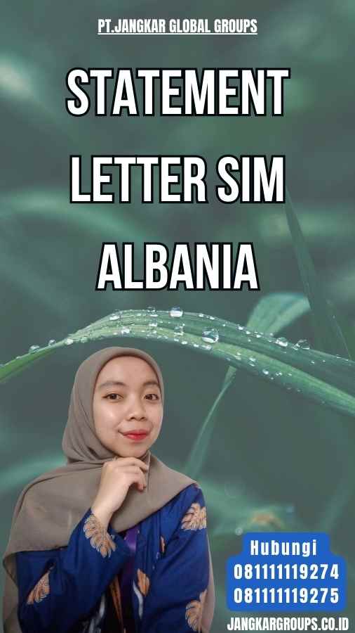 Statement Letter SIM Albania