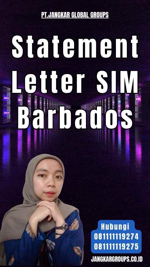 Statement Letter SIM Barbados