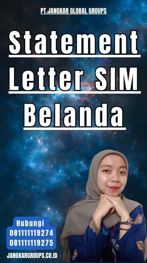 Statement Letter SIM Belanda