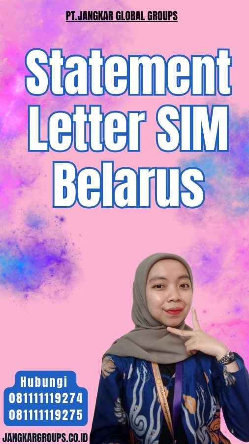 Statement Letter SIM Belarus