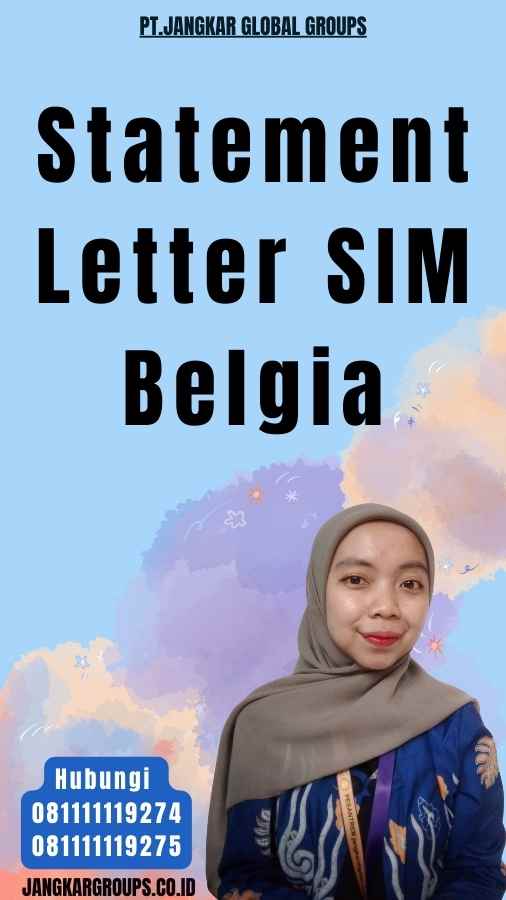 Statement Letter SIM Belgia