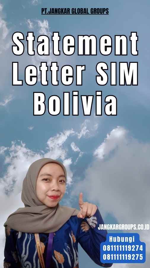 Statement Letter SIM Bolivia