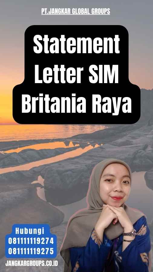 Statement Letter SIM Britania Raya