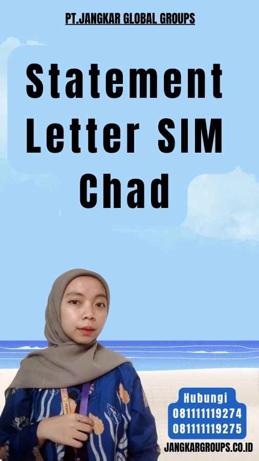 Statement Letter SIM Chad