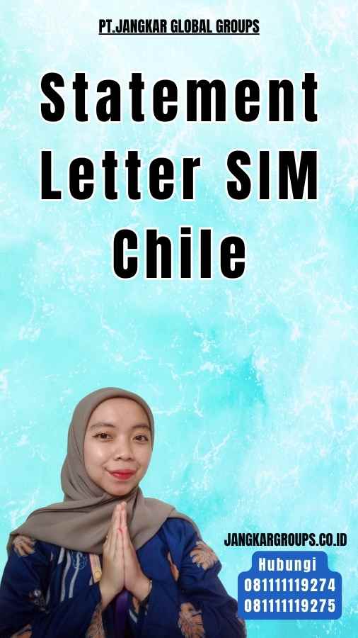 Statement Letter SIM Chile