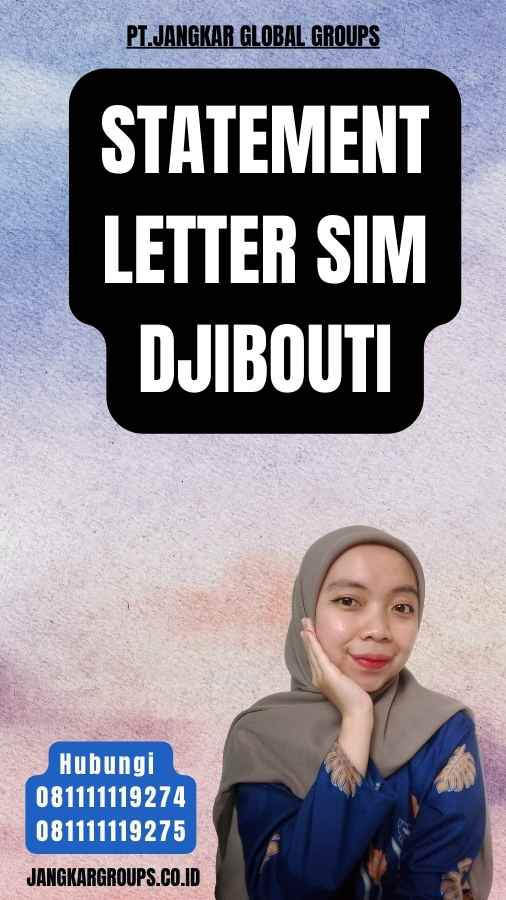 Statement Letter SIM Djibouti