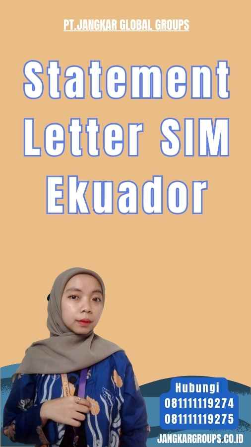 Statement Letter SIM Ekuador