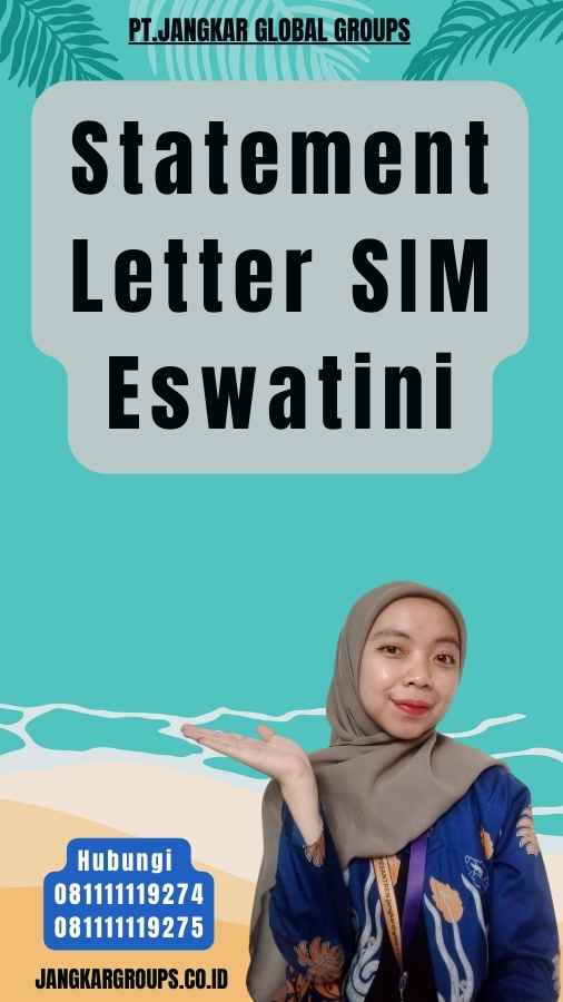 Statement Letter SIM Eswatini