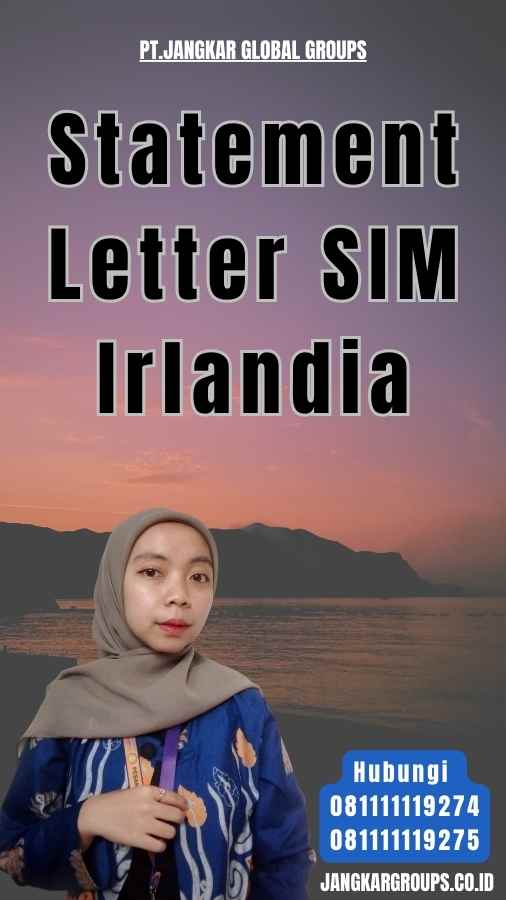 Statement Letter SIM Irlandia