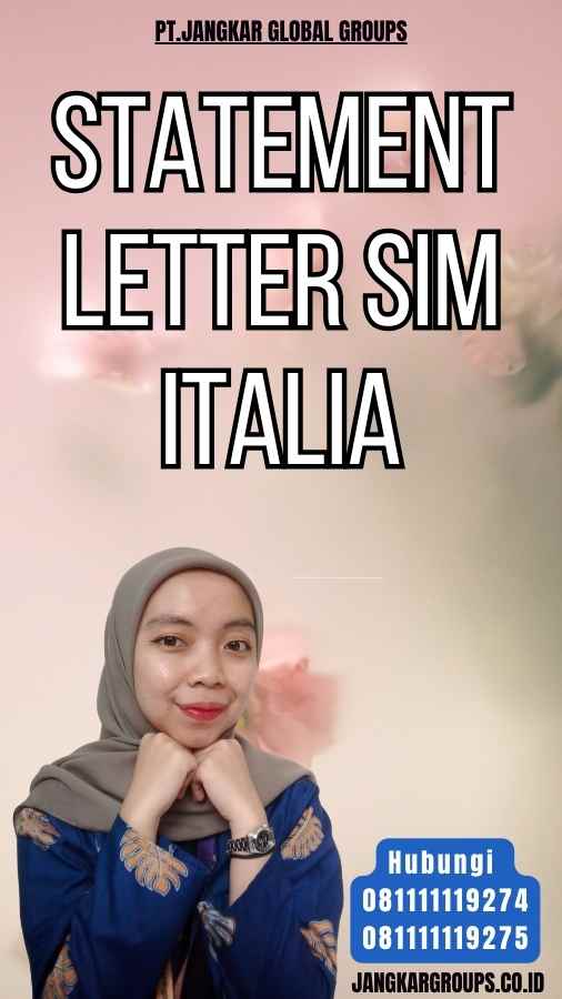 Statement Letter SIM Italia