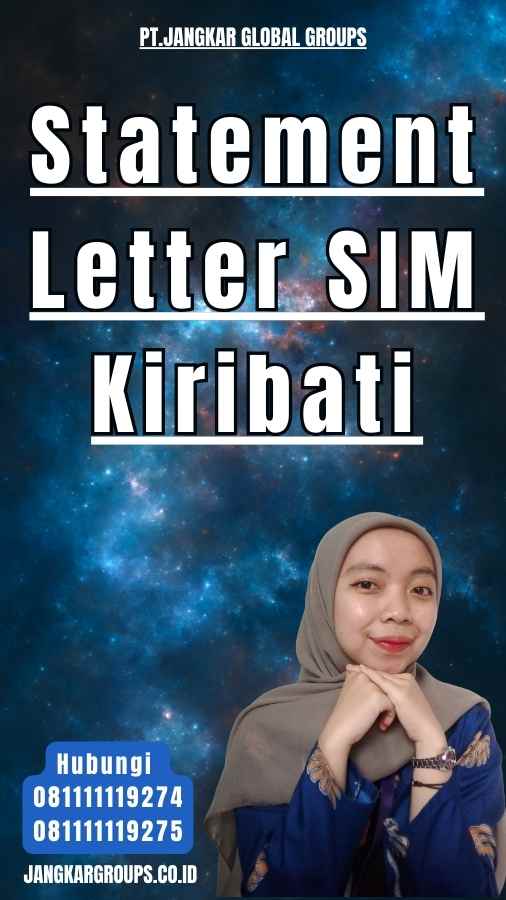 Statement Letter SIM Kiribati